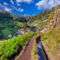 Wandelpad levada's Irrigatiekanalen in Madeira
