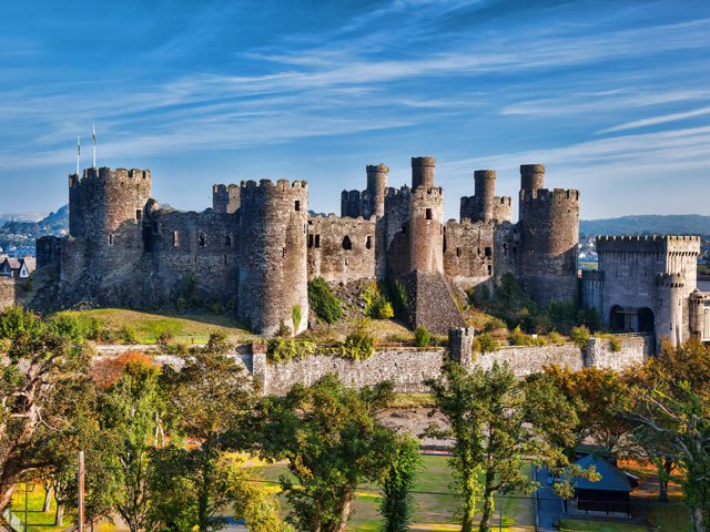 Groot Brittanië - Wales - Conwy - Conwy Castle