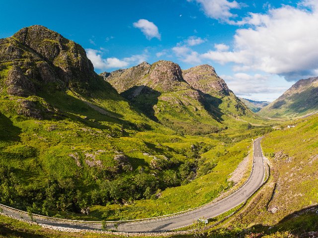Groot - Brittanië - Schotland -Tranendal Glencoe en de 'Three Sisters'
