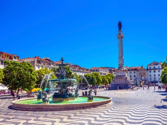 Portugal - Rossio Square in Lissabon
