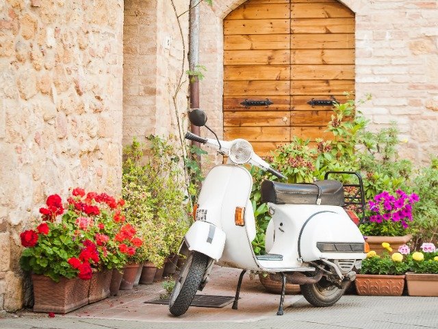Italië - Italiaanse scooter