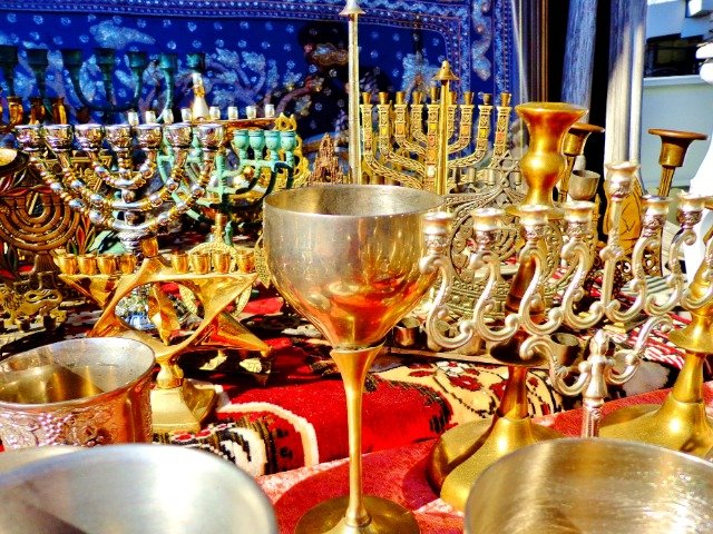 Israël - zilveren en gouden souvenirs