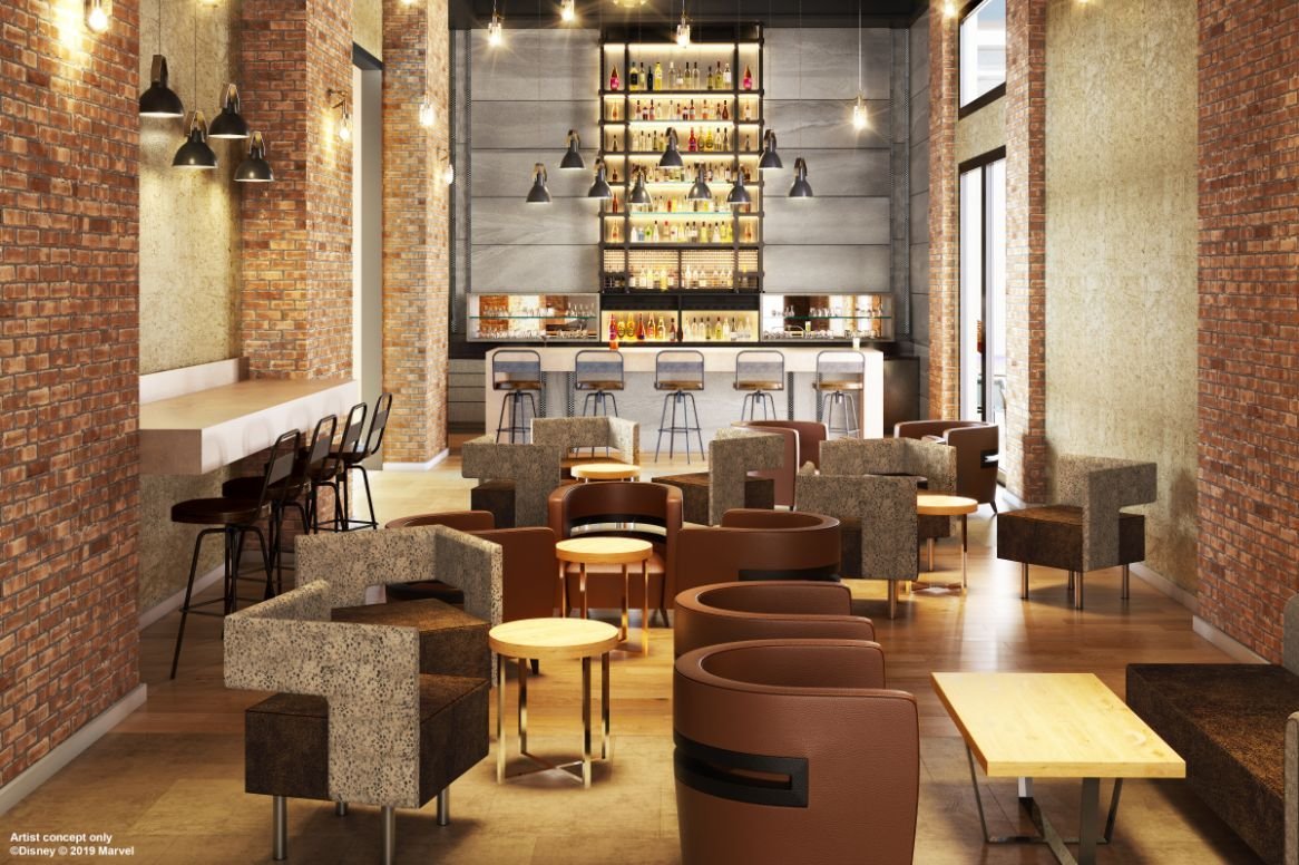 Disneyland Paris - Disney's Hotel New York - The Art of Marvel - bar