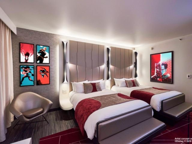 Disneyland Paris - Disney's Hotel New York - The Art of Marvel - 4-persoonskamer