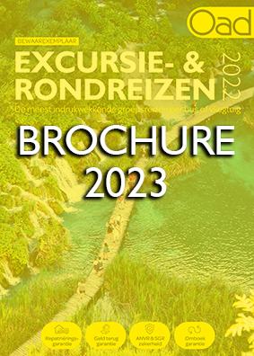cover - excursie en rondreizen 2023 met geel vlak