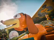 Disneyland Paris - Walt Disney Studios Park - Slinky Dog Zigzag Spin closeup