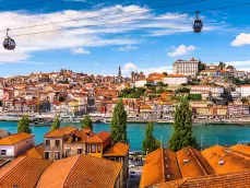 Porto in Portugal oude stad aan de rivier de Douro