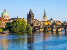 Karelsbrug in Praag in Tsjechie