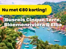 Oad Reis van de week - Busreis Cinque Terre, Bloemenriviera en Elba
