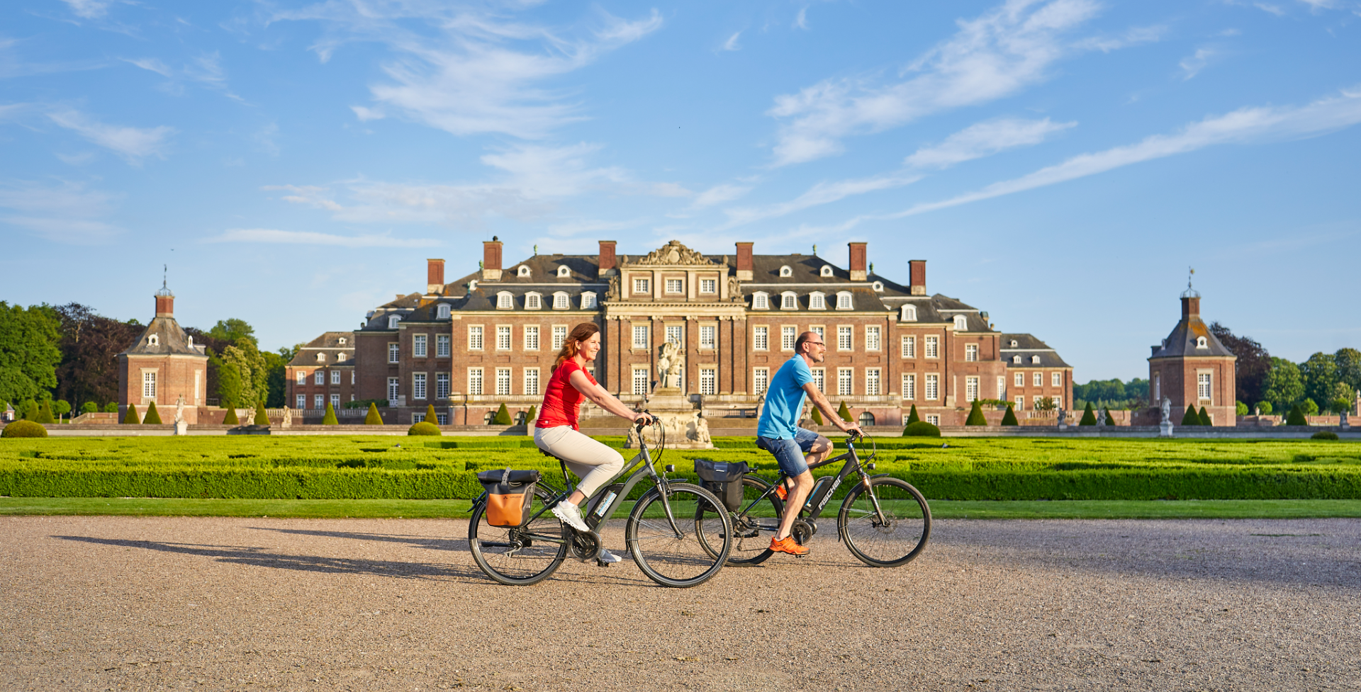 Fietsers Schloss Nordkirchen Munsterland