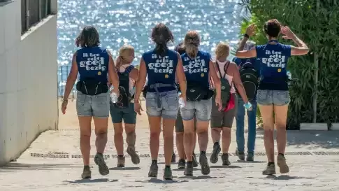 dames wandelen