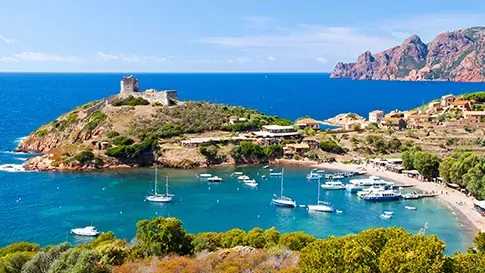 Frankrijk Corsica Girolata baai