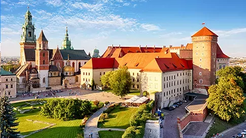Polen Wawel kasteel in Krakau