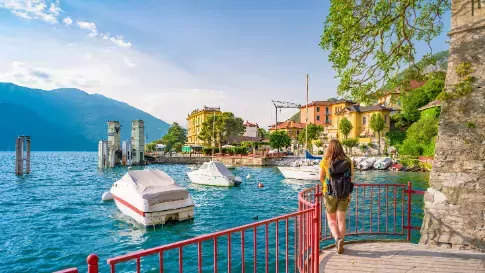 Wandelaar, Lombard, Comomeer in Italië