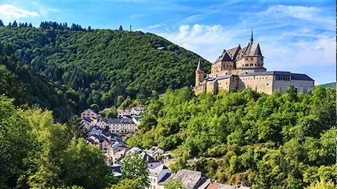 Luxemburg Vianden en kasteel