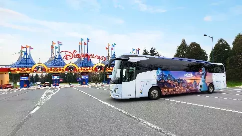 Disneyland Paris - World of Frozen bus reiskaart