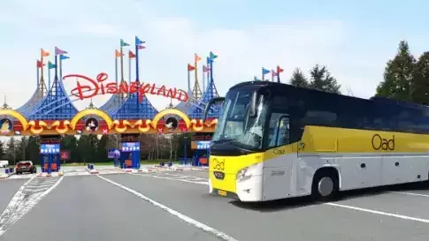 Disneyland Paris per Oad bus