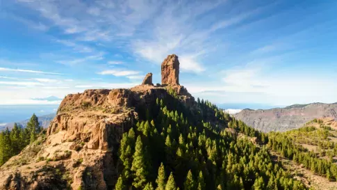 Roque Nublo Rural Park op Gran Canaria, Spanje