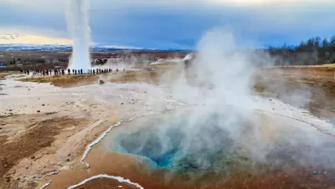 Geysir, De gouden cirkel in IJsland