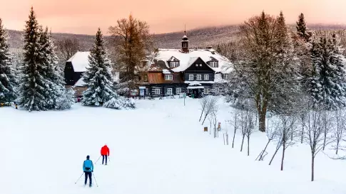 Skigebied Bedrichov in Tsjechië