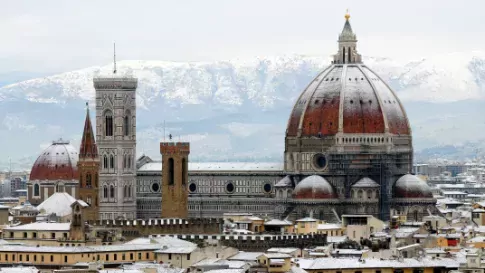 Giotto's Bell Tower, Kathedraal Santa Maria del Fiore, Toscane, Florence, Italië