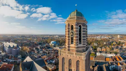Hanzestad Zwolle in Overijssel in Nederland