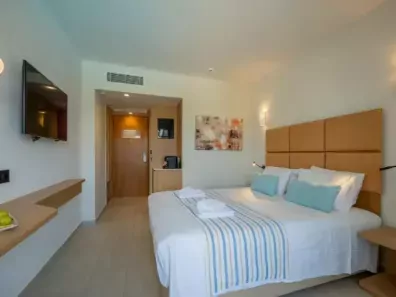 Griekenland - Kreta - Rethymnon - Minos Hotel - voorbeeldkamer