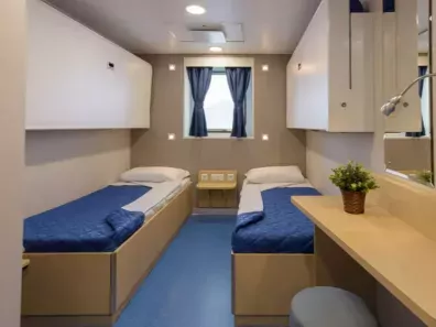 GNV Ferries - Palermo - Napels - Voorbeeldhut