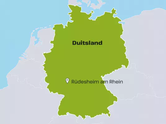 Kaart Duitsland OSDEW04 Rudesheim am Rhein