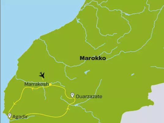 VWMA01 - Wandel- en excursiereis Marokko