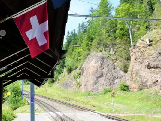 Treinroutes Brig, Zwitserland