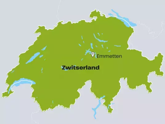 Kaart Zwitserland BECH07 Emmetten