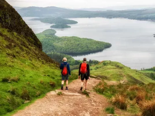 Schotland - Loch Lomond vanaf Conic Hill