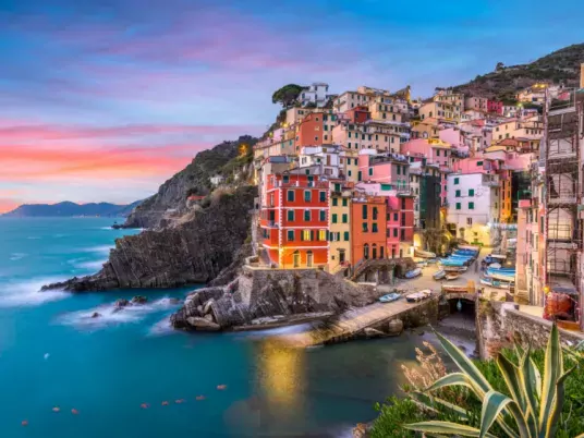 Italie Cinque Terre kust van Riomaggiore