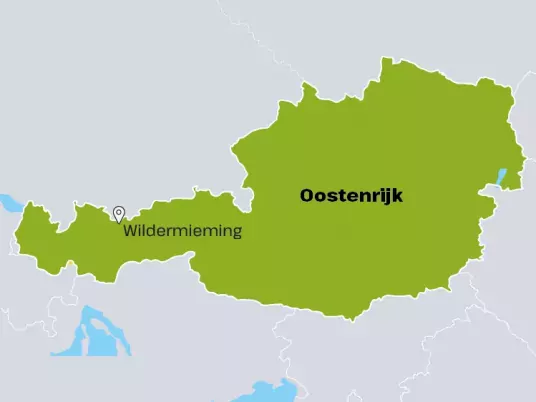 Kaart Oostenrijk Wildermieming