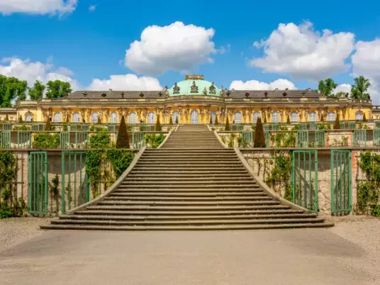 Tuinen van Paleis Sanssouci in Potsdam, Duitsland