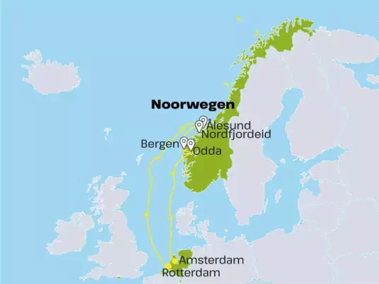 Noorse Fjorden met het Nordfjord HSNE33