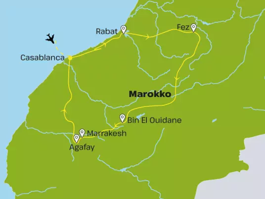 Kaart-Marokko VRMA02 Magisch Marokko 