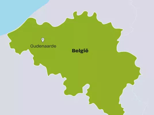 Kaart Belgie BKBE15 Oudenaarde
