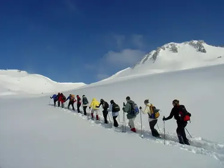 Sneeuwwandelen Bregenzerwald, Vorarlberg, Oostenrijk