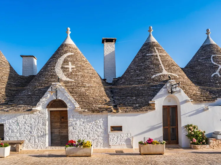 Italië - Puglia - Alberobello trulli huisjes