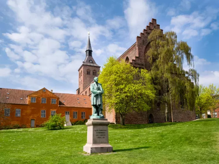 Standbeeld Hans Christian Andersen in Odense