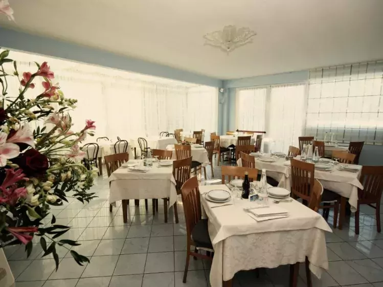 Restaurant van Hotel Residence Mediterraneo in Diano Marina