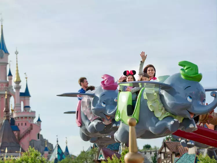 Vliegende Dumbo attractie - Disneyland Paris