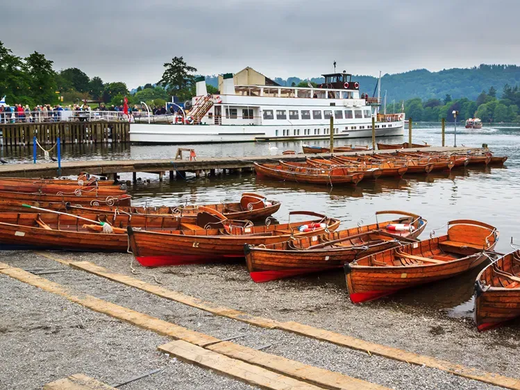 Engeland - Lake District - Lake Windermere haven.
