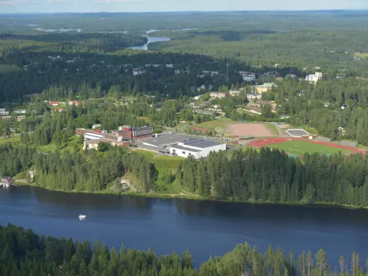 Vooraanzicht van Sport & Spa Hotel Vesileppis in Leppävirta