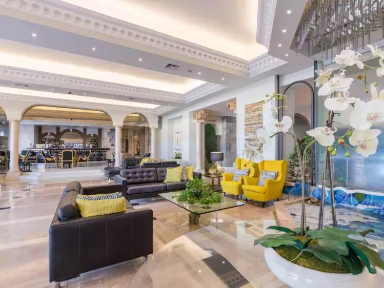 Lounge van Luna Hotel da Oura