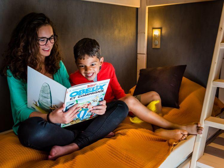 Parc Astérix - Les Trois Hiboux Hotel - familiekamer