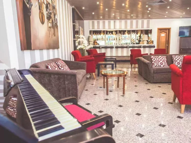 Lounge van Hotel Cristal Caldas