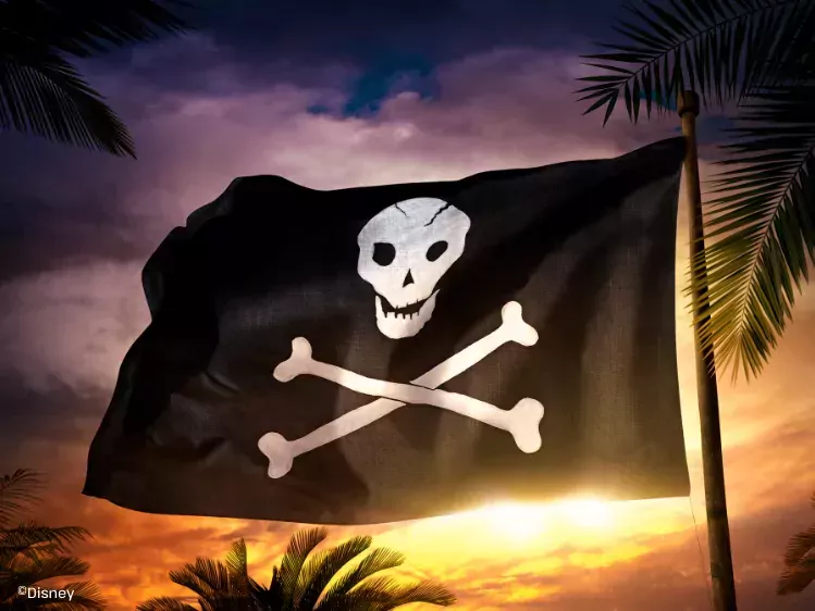 Disneyland Paris - Pirates of the Caribbean - piratenvlag